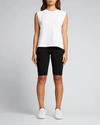Atm Anthony Thomas Melillo Cropped Stretch-pima Cotton Jersey Tank In White
