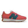 New Balance 327 Women's Lifestyle Sneaker In Red/green