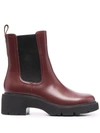 Camper Milah Mid-heel Boots In Rot