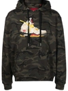 Mostly Heard Rarely Seen 8-bit Sail-print Cotton Hoodie In Grün