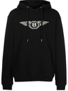 Mostly Heard Rarely Seen 8-bit Flying 8 Cotton Hoodie In Schwarz