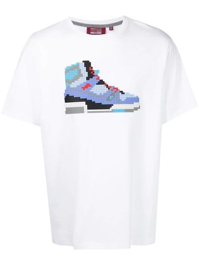 Mostly Heard Rarely Seen 8-bit 501 Hi-top Graphic-print T-shirt In Weiss