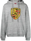 Mostly Heard Rarely Seen 8-bit Turbo-print Cotton Hoodie In Grau