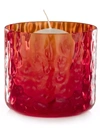 Venini Night In Venice Candle Holder In Rot