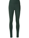 Girlfriend Collective Compressive High-rise Stretch-recycled Polyester Leggings In Green