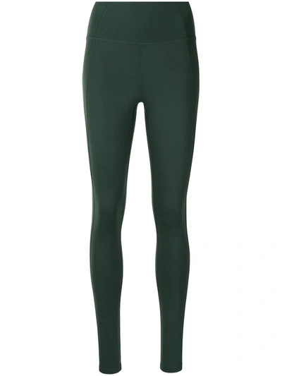 Girlfriend Collective Compressive High-rise Stretch-recycled Polyester Leggings In Green