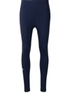 7 Days Active Tko Navy Logo Leggings In Blau