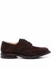 Tricker's Lace-up Shoes Featuring Brogue Detailing In Black