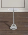 Port 68 Toronto Nickel & Crystal Accent Table
