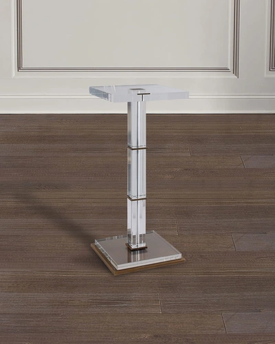 Port 68 Blake Brass & Crystal Accent Table