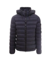 Peuterey Padded And Quilted Jacket In Blue