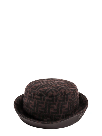 Fendi Hat In Brown