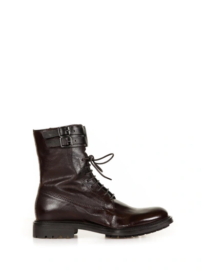 Hundred 100 Leather Boots In Brown