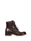 HUNDRED 100 ANKLE BOOTS IN LEATHER,W191-10 VITELLOTESTA DI MORO