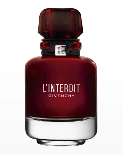 Givenchy L'interdit Rouge Eau De Parfum 2.6 oz/ 80 ml Eau De Parfum Spray In Red