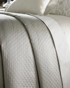 Sferra King Diamond Pique Coverlet In White