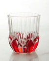 NEIMAN MARCUS RED DOUBLE-OLD FASHIONED GLASSES, SET OF 4,PROD244650229