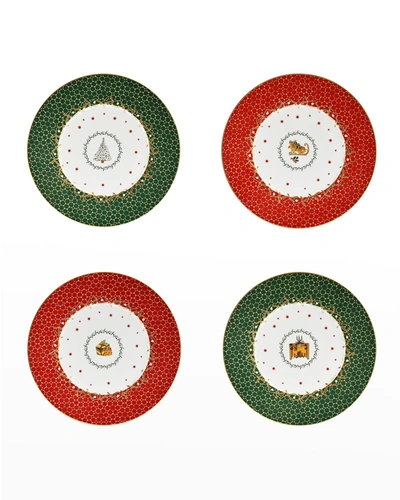 Bernardaud Assorted Salad Plates, Set Of 4