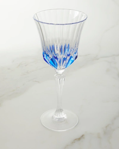 Neiman Marcus Blue Water Glasses, Set Of 4