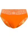 VERSACE VERSACE MEN'S ORANGE POLYAMIDE BRIEF,ABU01025A232185A702 8