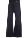 RICK OWENS RICK OWENS MEN'S BLACK COTTON JEANS,RR02A5309HBLKJP09 31