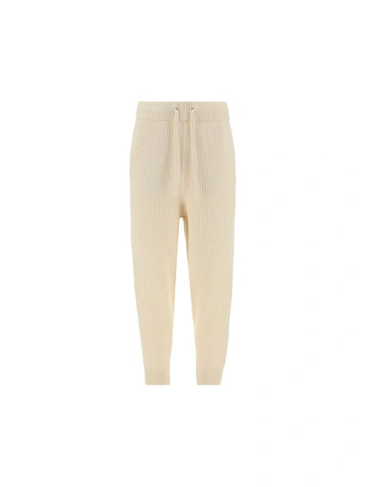 Moncler Men's  White Other Materials Pants