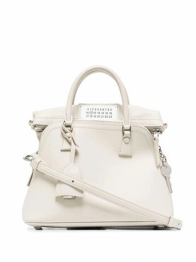 Maison Margiela Womens White Leather Handbag