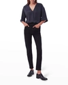 Equipment Peri Sleeveless Silk Blouse In Eclipse
