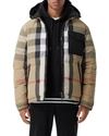 Burberry Kids Reversible Check Puffer Jacket In Beige