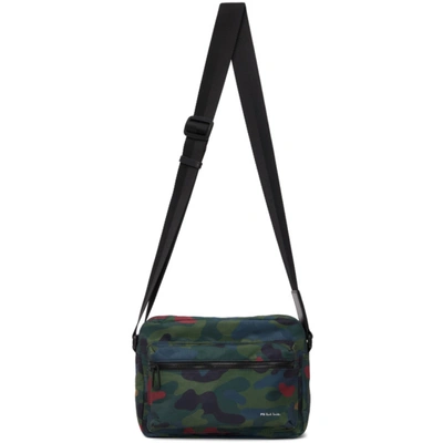 Ps By Paul Smith Camo Printed Messenger Bag In 0 Camo