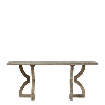 Oka Kaishu Console Table - Watered Grey