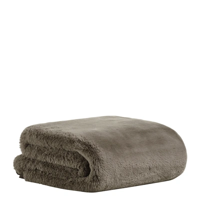Oka Yolyn Faux Fur Throw Truffle ModeSens