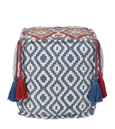 Oka Tantallon Floor Cushion - Blue