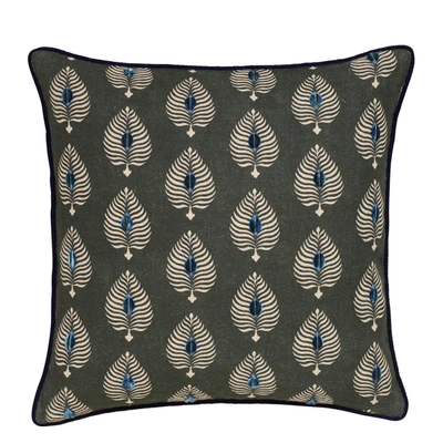 Oka Ocellus Pillow Cover - Midnight Green