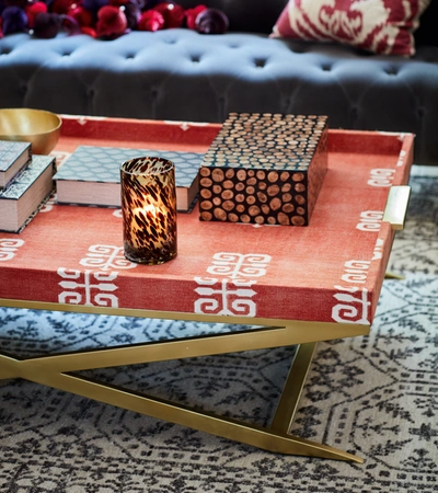 Oka Sulamani Coffee Table - Persian Red