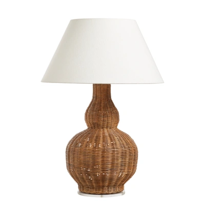 Oka Calabash Rattan Table Lamp - Natural