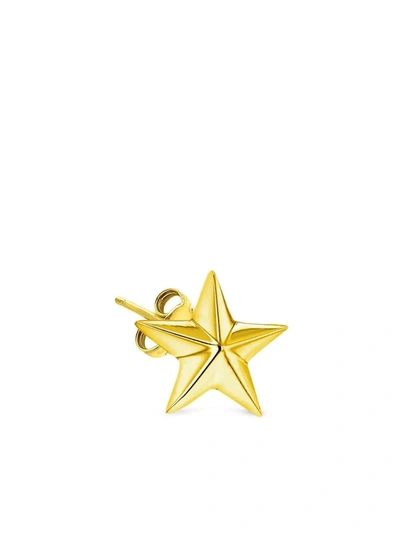 True Rocks Star Stud Earring In Gold