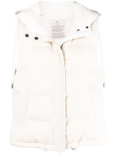 BRUNELLO CUCINELLI HOOD PADDED GILET