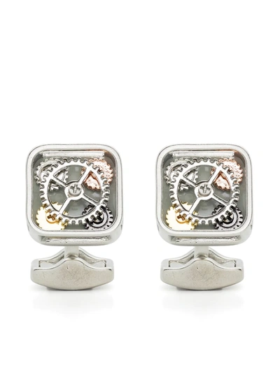 Tateossian Dials Silver Cufflinks