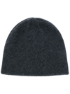 N•peal Double Layer Organic-cashmere Beanie In Grey