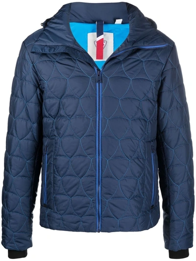 Rossignol Hooded Puffer Jacket In Blue