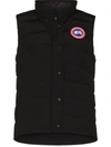 Canada Goose Freestyle Quilted Shell Down Vest In Black