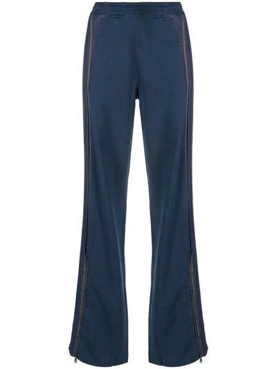 Vivienne Westwood Shadow Stripe-detail Trousers In Blue