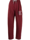 Opening Ceremony Logo-print Track Pants In Red