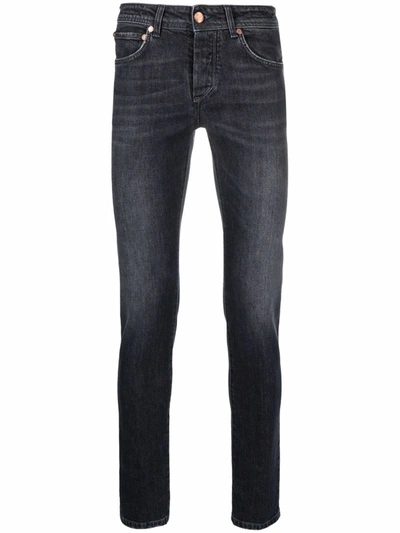 Barba Napoli Skinny-cut Jeans In Black
