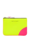 COMME DES GARÇONS SUPER FLUO LEATHER POUCH