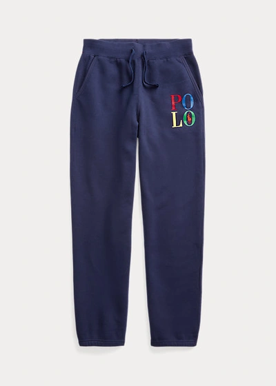 Polo Ralph Lauren Kids' Logo Fleece Sweatpant In Cruise Navy