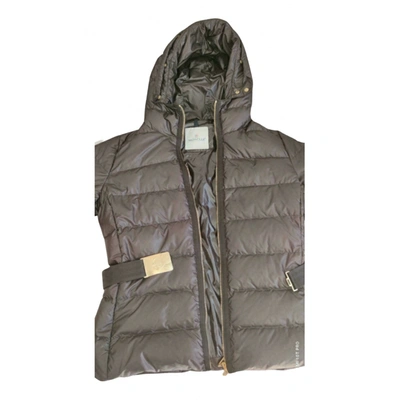 Pre-owned Moncler Classic Short Vest In Brown