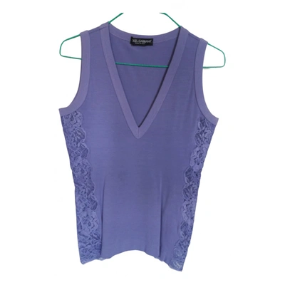 Pre-owned Dolce & Gabbana Vest In Purple