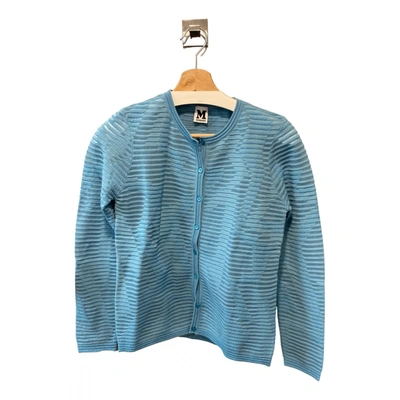Pre-owned M Missoni Cardigan In Blue